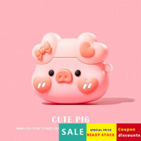 ⚡   Giá giới hạn thời gian, đột phá ⚡   Ốp AirPods 4, Ốp Bảo Vệ Tai Nghe Apple Thế Hệ Thứ Hai AirPods Pro 2, Ốp Tai Nghe Bluetooth AirPods, Silicone iPod 3 Hình Heo Dễ Thương Thế Hệ Thứ Tư, Hộp AirPod Pro 2 Mềm WVMN