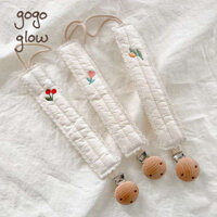 🔥 Giả Họa Tiết Hoạt Hình Dễ Thương Cho Bé 🔥 ​Kẹp Núm Vú có hàng sẵn ins Dây chuyền núm vú giả Dây chống thất lạc kẹp ngực kẹp ti ♕Gogo phát sáng Xuân Hè Hàn Quốc Ins Quilted Dây Núm Vú Giả Bé Gite Dây Xích Chống Mất❥