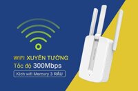 ❌[ GÍA HỦY DIỆT ] BỘ WIFI KÍCH SÓNG băng thông 300Mbps MERCURY 3 ăng ten thế hệ mới siêu khoẻ 2019