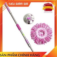 [ GIÁ HỦY DIỆT ] Cây chổi lau nhà 360 độ toàn thân inox (loại 1) [ HÀNG HÓT NHẤT ]