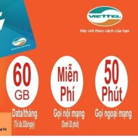 ( GIÁ HỦY DIỆT) Sim V120 Viettel Tốc Độ Cao 4G Siêu Tiết Kiệm Sim dùng Toàn Quốc