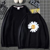 ' GIÁ RẺ ' Áo sweater bông cúc Trắng Unisex nam nữ đẹp i hình