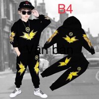 💥 GIÁ RẺ 💥  Bộ Quần Áo Trẻ Em Chất Nỉ Họa Tiết Cánh Chim Đón Tết Tân Sửu 2021🌸