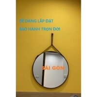 [ GIÁ RẺ NHẤT HÔM NAY ] Gương Treo Tường Dây Da, gương phòng tắm , gương đèn led, gương đèn led