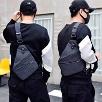 ( GIÁ SHOCK) Túi đeo chéo nam  nữ trước bụng trước ngực sau vai 6016