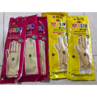( Giá sỉ 10 đôi ) Lốc 10 đôi găng tay cao su Đông Cầu vồng