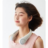 ( GIÁ SỈ ) Quạt đeo cổ không cánh 3 chế độ siêu mát tiện dụng mẫu mới pin 8h - 12h chinh hãng loại xịn