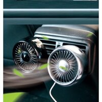 [ GIÁ SỈ] Quạt mini gắn điều hòa ô tô có đèn led đổi màu