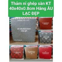 [ GIÁ SỈ ] Thảm nỉ ghép sàn,trải sàn miếng ghép màu đẹp  sản phẩm cao cấp  KT 40x40x0,8cm sét 15 tấm giá 250000₫
