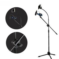 🔥 GIÁ SỈ 🔥 Tripod Chân Đứng  Boom Mic Stand Kèm Kẹp Điện Thoại MÁY TÍNH BẢNG PAD Tăng Giảm Chiều Cao