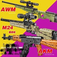[ Giá SIÊU RẺ ]2023 súng khối xây dựng bắn tỉa AWM mới có thể ra mắt đồ chơi bé trai khó lắp ráp mô hình 95 của Trung Qu