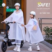 [ Giá SIÊU RẺ ] Áo mưa trẻ em ghế sau ô tô điện cho bé trai, bé gái, mẫu giáo học sinh tiểu học, bé