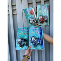 [ GIÁ SIÊU RẺ ] Bộ cần câu bút mini có cần máy đứng và cần máy ngang