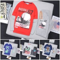 ❌❌ Giá Siêu Rẻ ❌❌Bộ Dài Tay Thu Đông Bé Trai Size Đại Cotton Xuất Dư 20-60kg  -  ( MÃ 15)