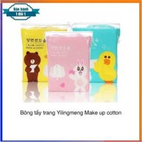 [ Gía siêu rẻ ] BÔNG TẨY TRANG 200 MIẾNG, GẤU VÀNG THỎ HỒNG VỊT XANH ALS