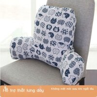 [ Giá SIÊU RẺ ] Đệm tựa lưng ghế văn phòng, gối tựa ít vận động, gối tựa lưng cho xe ô tô, gối tựa