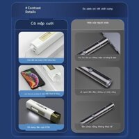 [ Giá SIÊU RẺ ] Đèn pin laser ánh sáng mạnh tia laser xanh siêu tầm xa sạc dự phòng đa chức năng đè