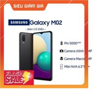 ( Giá Siêu Rẻ ) Điện thoại Samsung Galaxy M02 - Hàng Mới Nguyên Seal - BH 12 Tháng - Đủ Phụ Kiện