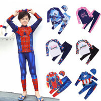 [ Giá SIÊU RẺ ] Đồ bơi trẻ em, quần bơi xẻ tà cho bé trai, bộ đồ bơi chống nắng dài tay dài tay pho