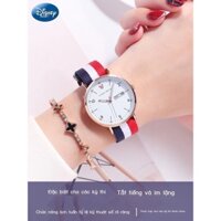 [ Giá SIÊU RẺ ]Đồng hồ Disney nữ học sinh cấp 2 nữ sinh cấp 2 2022 dây vải mới học sinh cấp 2 chống thấm nước dạ quang