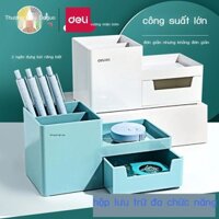 [ Giá SIÊU RẺ ]Hộp lưu trữ mạnh mẽ giá đỡ bút thời trang sáng tạo trang trí máy tính để bàn giá đỡ bút học sinh với sự k