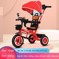 [ Giá SIÊU RẺ ] Jiashuo Xe Ba Bánh Trẻ Em Đa Năng Xe Ba Bánh Xe Đẩy Cho Bé Xe Đạp 1-3-6 Tuổi Xe Đạp