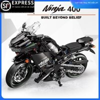 [ Giá SIÊU RẺ ]Lego Xe Máy Khối Xây Dựng Kawasaki H2R Ninja 400 Đầu Máy Trưởng Thành Khó Lắp Ráp Mô Hình Đồ Chơi Người L