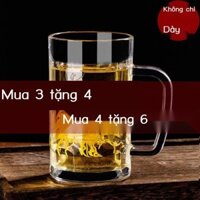 [ Giá SIÊU RẺ ] Mạt chược tiệm uống nước cốc trà thủy tinh trong suốt chịu nhiệt chống bỏng hộ gia