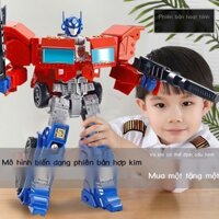 [ Giá SIÊU RẺ ] Trẻ em Biến Hình Optimus Prime Bumblebee King Kong Khủng Long Cáp Robot Xe Ô Tô Bằn