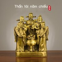 [ Giá SIÊU RẺ ] Tượng Phật Thần Tài bằng đồng nguyên chất thu hút tài lộc, phong thủy gia đình, tra