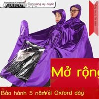 [ Giá SIÊU RẺ ]Xe điện Paradise áo mưa đôi nữ nới rộng và dày ắc quy máy ô tô siêu poncho nam trưởng thành chống bão