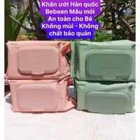 [ GIÁ SIÊU TỐT - CHÍNH HÃNG- MẪU MỚI ] 1 Thùng khăn giấy ướt Bebeen Hồng và Xanh ( 1 thùng 10 gói )