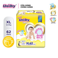 ( Giá sỉ)Tã dán UniDry Siêu khô thoáng gói Super Jumbo size M76/L68/XL62