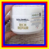 [ GIÁ SỐC ] [ HCM ] MẶT NẠ Ủ TÓC 60S GOLDWELL DUALSENSES RICH REPAIR RESTORING SIÊU PHỤC HỒI TÓC HƯ TỔN NEW (200ml)