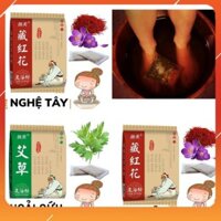 [ GIÁ SỐC ] [100 TÚI] Ngâm Chân Thải Độc Cơ Thể Sạch Gan, Ngủ Ngon, Vị Gừng Già, Ích Mẫu, Đương Quy, Ngải Cứu, Nghệ Tây