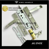 [ Giá Tốt ]KHOÁ TAY GẠT AG INOX - AG Handle Door Lock - dùng cho cửa đố 3x6, đố 4x8