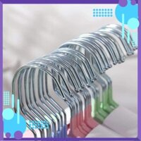 ( Gía Ưu Đãi ) Set 10 móc phơi quần áo inox dày cao cấp bọc nhựa chống bay hằn quần áo