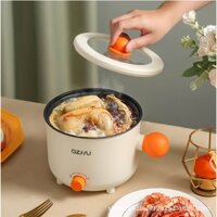 ( Giá ưu đãi SP mới ) Nồi điện đa năng , nồi lẩu mini đa năng kèm khay hấp, dung tích 1,8L tốc độ sôi cực nhanh