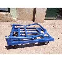 [ GIÁ XƯỞNG ] Xe đẩy hàng, xe kéo hàng 4 bánh tải tọng 500kg kích thước 60X100Cm dễ dàng gấp gọn