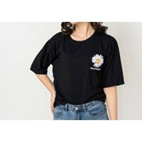( GIẢM 10K KHI FOLLOW SHOP ) Áo phông tay lỡ nam nữ form rộng in hoa Daisy