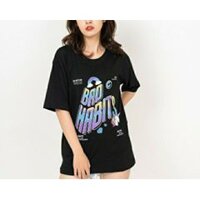 ( GIẢM 10K KHI FOLLOW SHOP ) Áo thun tay lỡ nam nữ form rộng Bad Habits