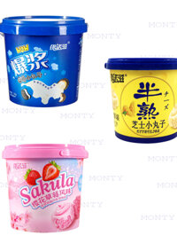 [ giảm 50% DHSGD] Bánh Oreo Socola/ Phô mai/ Dâu tây Nhân Chảy 3 Lớp Xô 118g giòn ngon ăn đã nghiền