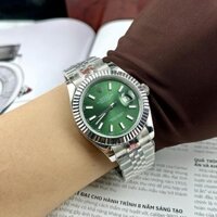 ( Giảm Giá - Free Ship ) Đồng Hồ Cơ Nam Rolex Mặt Xanh Thiết Kế Viền Phai Sang Trọng Mạnh Mẽ Mẫu Mới 2024