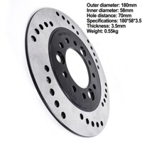 ⭐ Giảm GIÁ LỚN⭐ Phanh Đĩa Cho ROTOR 180MM 3 Lỗ Cho Xe Đạp Xe Tay Ga e-Bike Xe Máy Cho Xe Tay Ga GY6 DR20