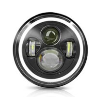 ⭐ Giảm GIÁ LỚN⭐Đèn pha Led xe máy 7 Inch tròn 7 Inch cho đèn pha DRL Đèn làm việc 【 ECHO-VN 】