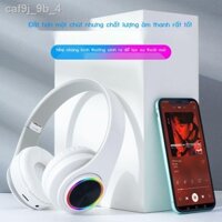❦ ✕☎[Giao hàng trong 24 giờ] Loa siêu trầm gắn trên đầu tai nghe bluetooth có đèn chiếu sáng Tai nghe không dây Huawei O