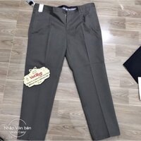 ( GIAO NGAY )Quần kaki nam trung niên 2 li dáng thụng cao cấp có size 90 kg