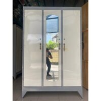 [ GIAO NHANH 2H ]TỦ SẮT QUẦN ÁO 3 CÁNH SƠN DẦU TRẮNG ĐEN SIÊU BỀN GIÁ PHẢI CHĂNG
