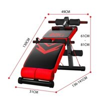 ( GIAO NHẪU NHIÊN) professionall.gym19 - Ghế tập bụng cong có chốt gập