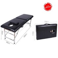 ✅ (GIAO TỈNH) Giường Spa, Massage Vali Gấp Gọn | Chân inox, Đệm Da Simily | Giường Valy, va ly